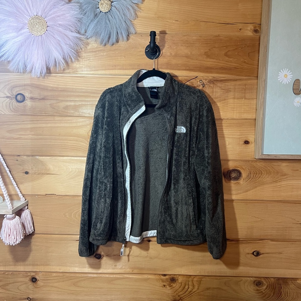 The North face fleece jacket brown XL